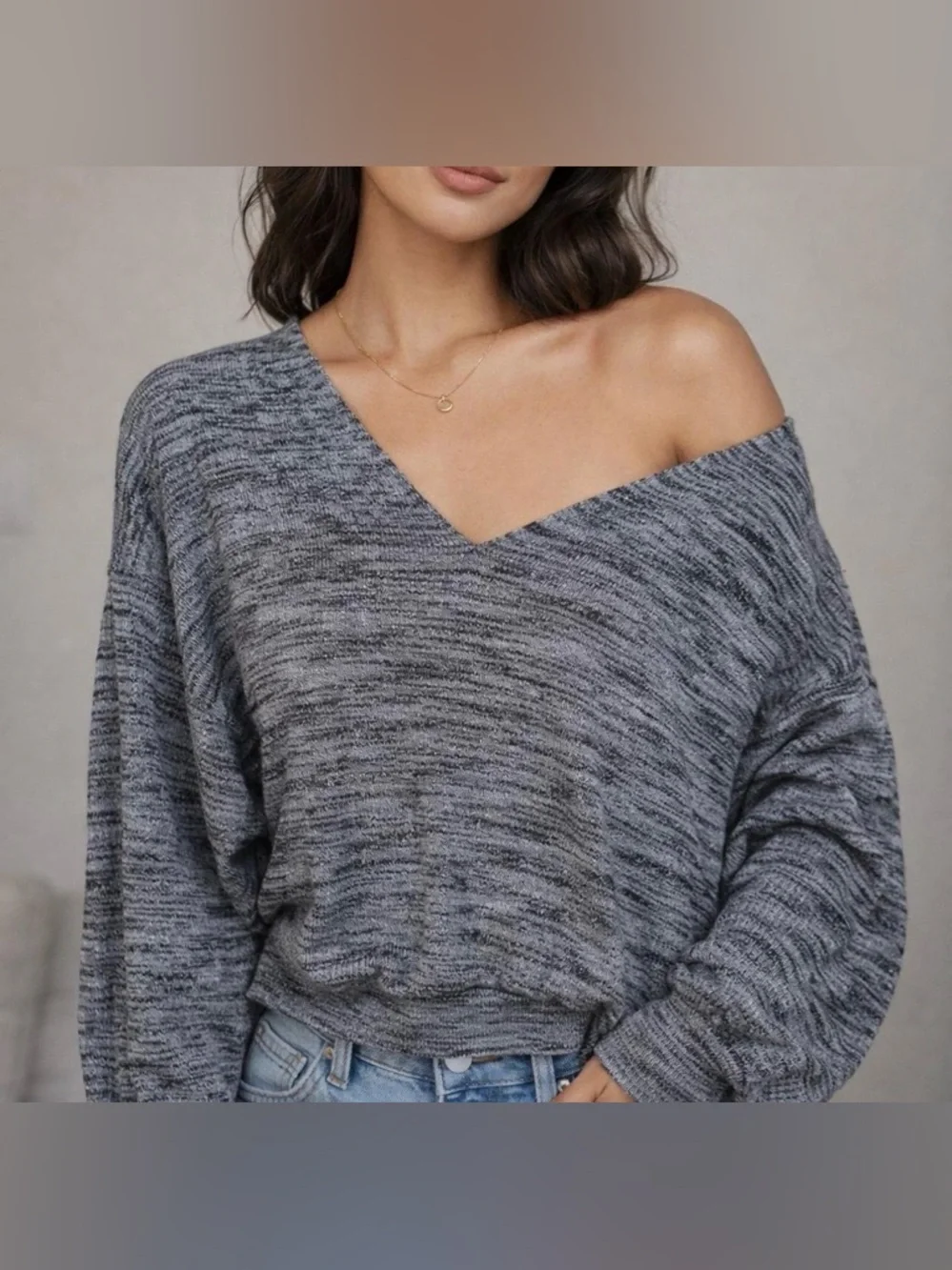 Free People Float On Metallic Sweater